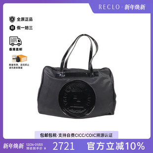 中古Fendi芬迪女包B级9新Shoulder bag肩包尼龙单肩包黑色