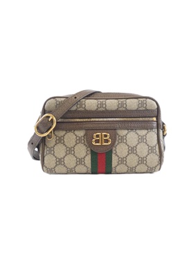 中古巴黎世家女包B级9新Hacker Camera Bag GUCCI相机包斜挎包