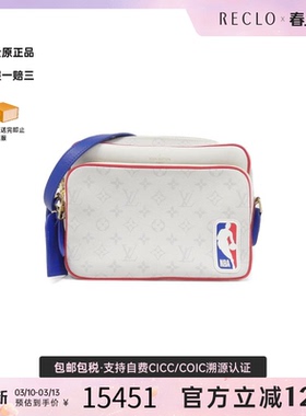 中古LV路易威登通用95新LVxNBA Nile Messenger Bag 2021CR单肩包