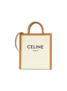 中古CELINE赛琳女包A级95新Celine Cabas琴谱包帆布斜挎包