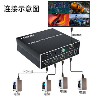 厂价HDMI4进1出画面分割器无缝切换画中画1080P DNF搬砖 60HZ