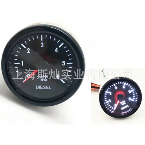 柴油机发动机用52mm机械表12V