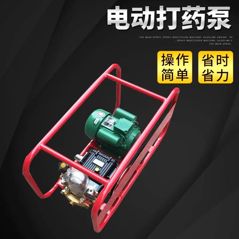 农用220V电动机喷雾用高压喷雾机