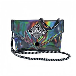 泰国潮牌GAGA包MINI BAG斜挎单肩包女镭射幻彩质感chic网红小挎包