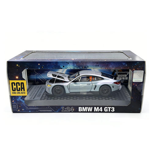CCA彩珀1：24宝马M4 GT3星空版合金汽车模型仿真声光跑车开门收藏