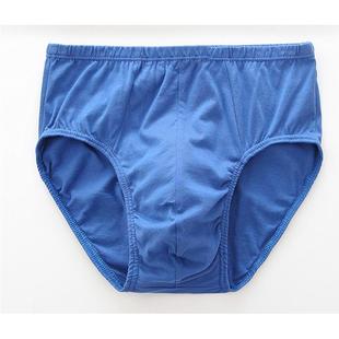 大码 纯棉短裤 男士 宽松裤 头 中老年内裤 头高腰裤 男老人全棉三角底裤