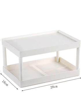 增高架寝室桌面收纳盒桌面ins两层置物架桌面收纳盒宿舍好物推荐