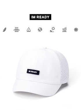 IMREADY D8D 高尔夫网球帽子 6282 短檐春夏网孔防水速干棒球帽