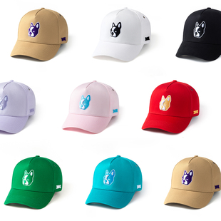 claudio pandiani D8D 狗头纯棉棒球帽 5080高顶硬顶 男女帽子