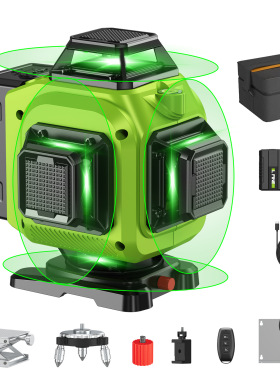 61少儿节FINE激光水平仪4D16线3D12线laserlevel工厂高精度红外线