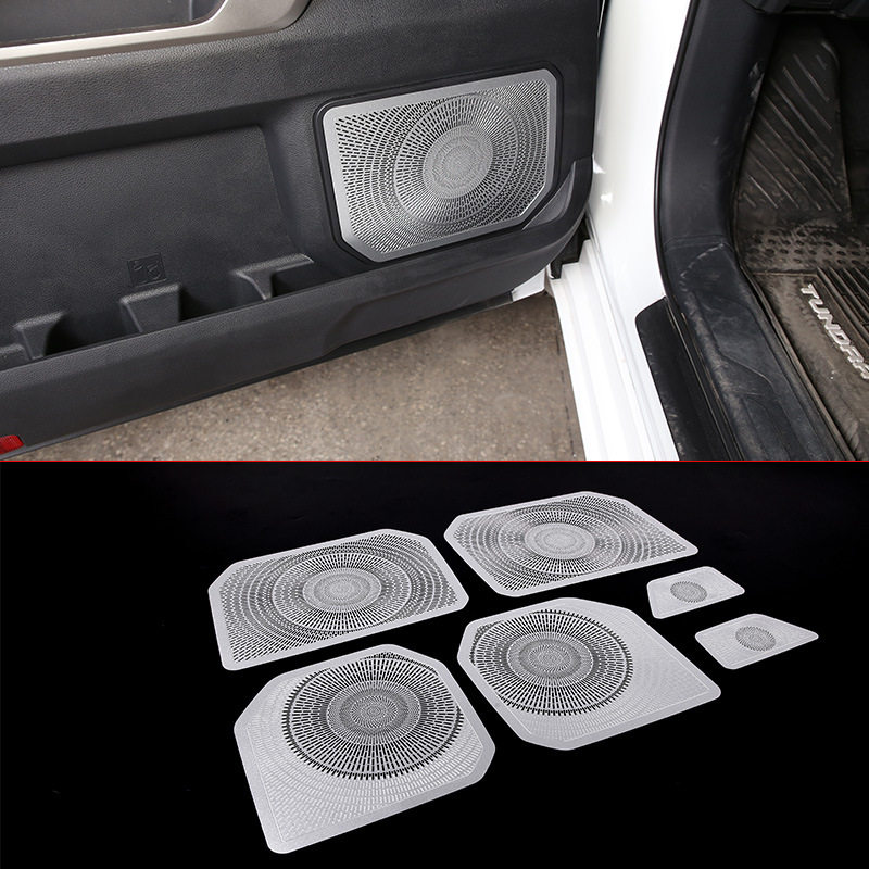 适用于22-23款丰田坦途/红杉车门喇叭网 不锈钢 银色 6件套,汽车用品/电子/清洗/改装,其他内饰/驾乘用品,淘宝优惠券,粉丝福利购,淘宝优惠卷