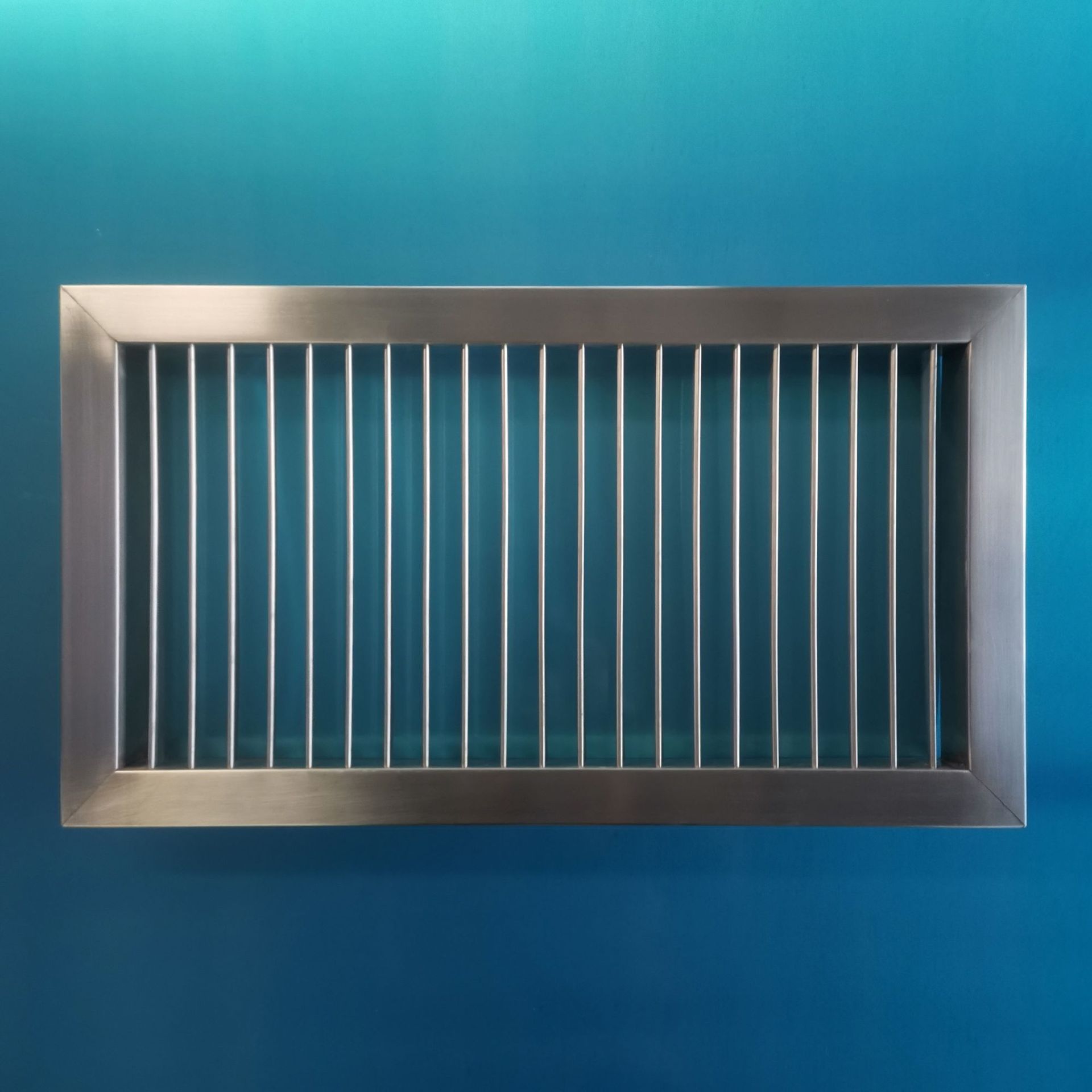 不锈钢回风口 叶片H式V式单层百叶风口 不锈钢单层百叶风口