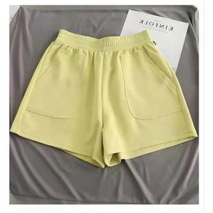 shorts wide sports casual loose pants trendy pure waist