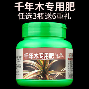 千年木专用肥三色铁肥料绿叶盆景复合肥有机肥家庭四季缓释千年木