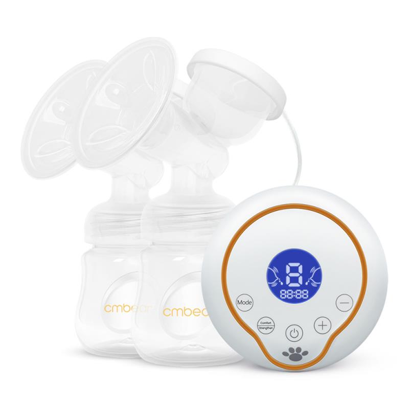 breast pump卡曼熊电动吸奶器双边智能静音电动吸乳器液晶显示