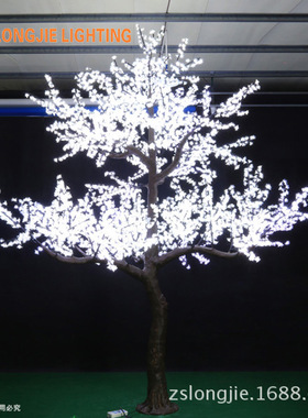 5940灯 高4.0米 白色仿真树 LED仿真树