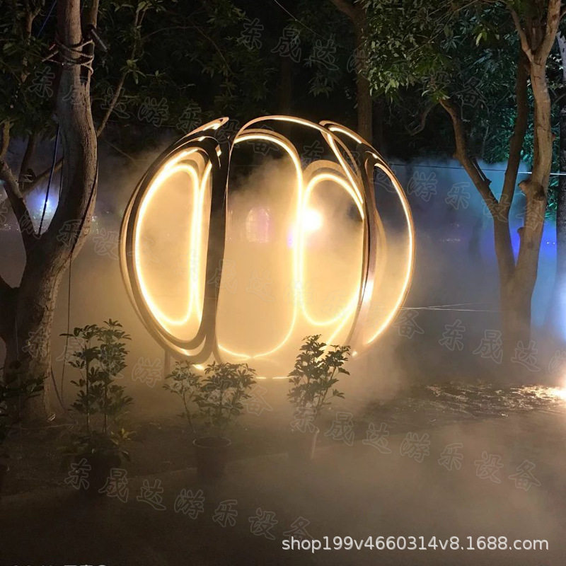 大型不锈钢花瓣造型水雾门  景区公园广场创意互动喷雾景观装置,商业/办公家具,景观道具/景观摆件/景观装置,淘宝优惠券,粉丝福利购,淘宝优惠卷