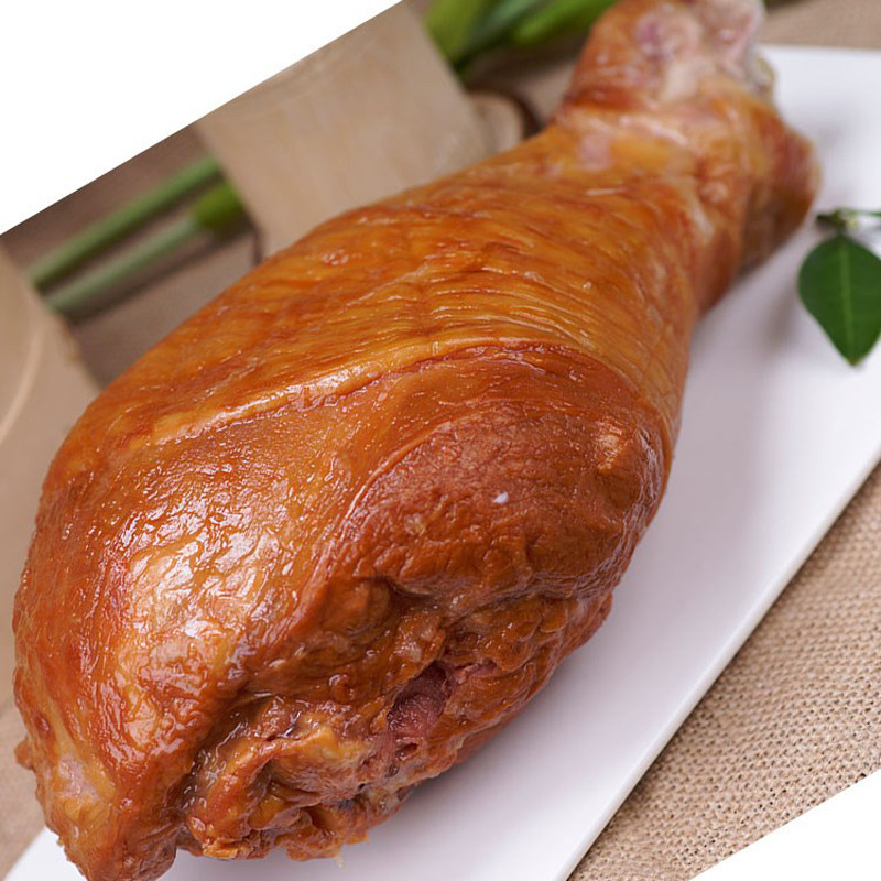 火鸡腿熟食超大即食低烟熏脂特大鸡腿烤鸡腿鸡肉西餐烤火鸡真空游