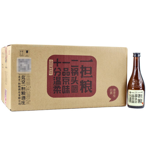 一担粮二锅头42度251ml*24纯粮酒