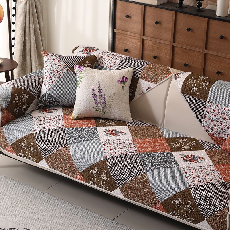 沙发垫四季通用防滑坐垫子纯棉简约现代全包卡通套沙发套罩靠背巾,居家布艺,沙发垫,淘宝优惠券,粉丝福利购,淘宝优惠卷