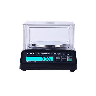 美国电子秤100G200G300G500G600G/0.01G电子天平配砝码