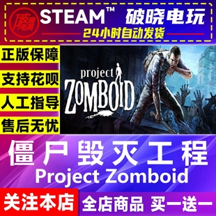 游戏 PC中文 Project 僵尸毁灭工程 全球激活 Zomboid STEAM正版