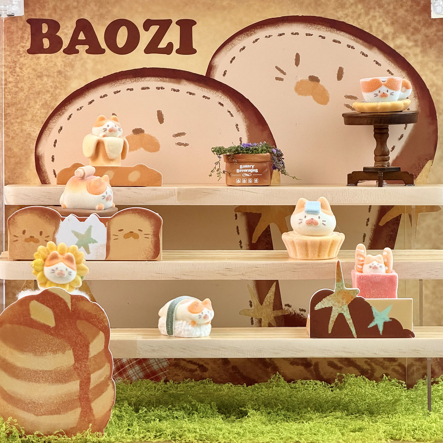 厨房躲猫猫手办小猫出击系列BAOZI可爱猫咪摆件盲盒桌面解压礼物