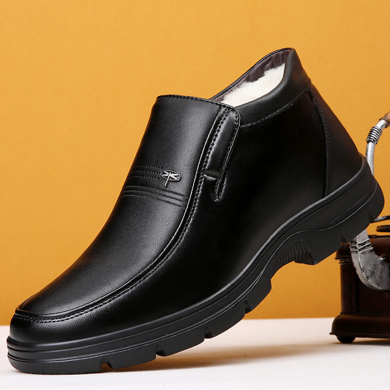 大码头层牛皮羊毛保暖冬季男士棉鞋45码真皮46码防滑47码48码棉鞋,流行男鞋,棉鞋,淘宝优惠券,粉丝福利购,淘宝优惠卷