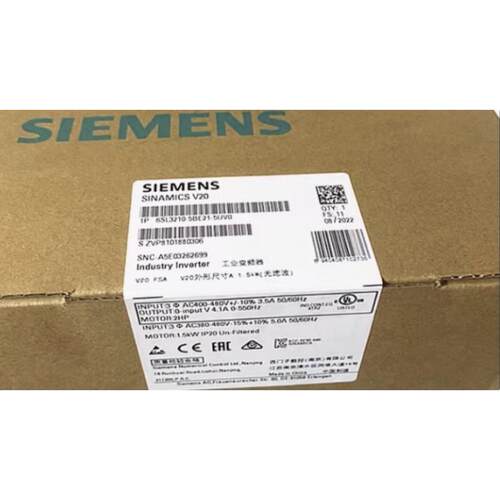 6SL3210-5BE21-5UV0西门子SINAMICS V20变频器6SL32105BE215UV0议