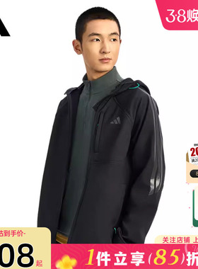 劲浪体育adidas阿迪达斯男子运动休闲夹克外套KR2496