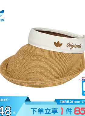 劲浪体育adidas阿迪达斯三叶草夏季女子运动休闲空顶帽帽子KX6979