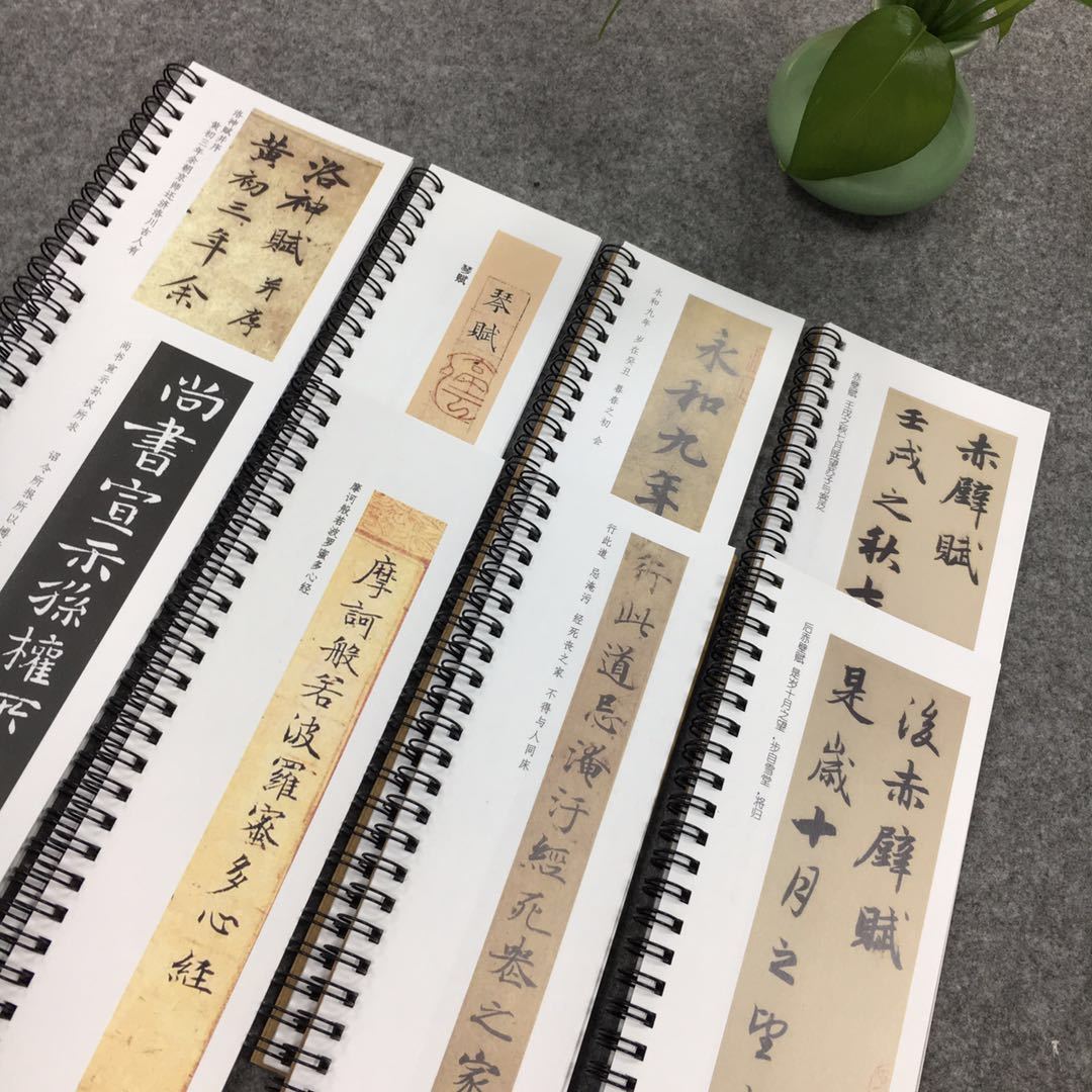 近距离临摹字帖灵飞经心jin琴赋兰亭序赤壁赋洛神赋赵孟頫文征明