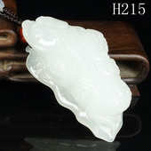 天然新疆和田玉羊脂玉金蟾聚财挂件大师作品男女款 H215