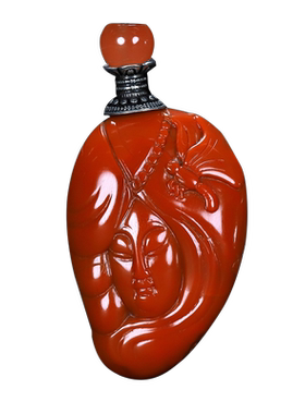 天然遇贵人吊坠原石凉山南红玛瑙