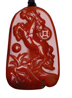 生肖南红玛瑙天然南红吊坠