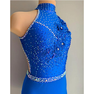 冰炫舞 现代抒情服舞钢管舞演出女空中瑜伽比赛服杂技吊环服514