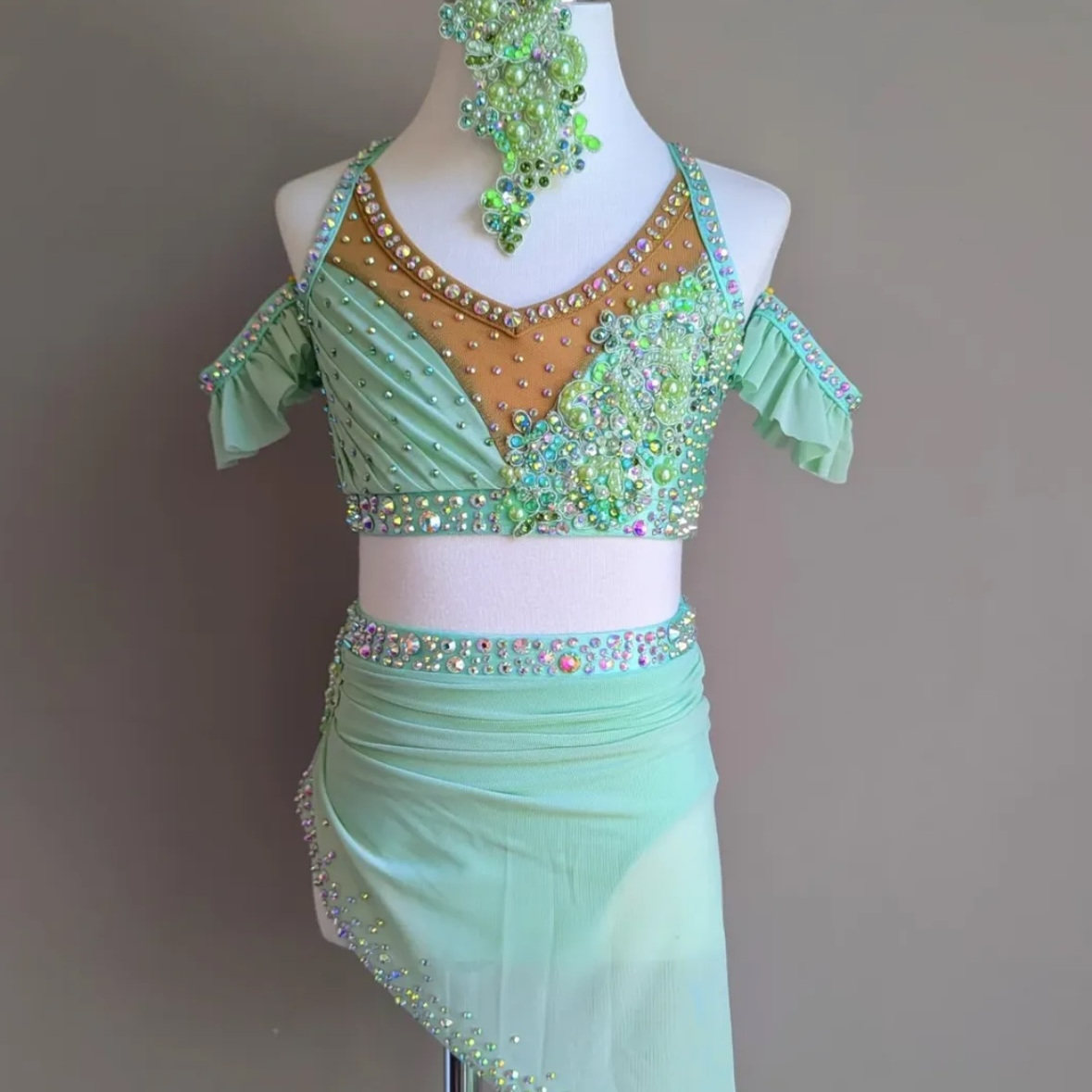 冰炫舞现代抒情服舞钢管舞演出服