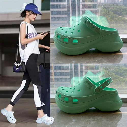 洞洞鞋女2026夏季新款外穿厚底
