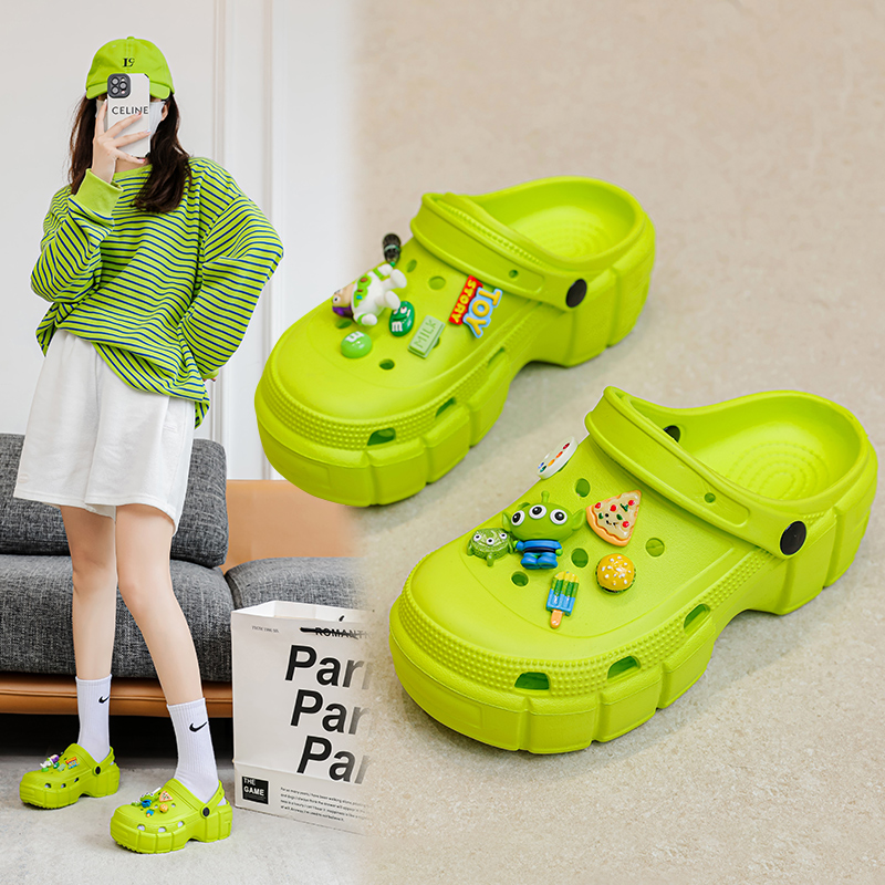 巴斯光年洞洞鞋夏外穿凉拖鞋防滑