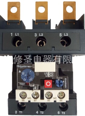 法国产电机热过载继电器LRD43 LR2D43正品施耐德热继量大