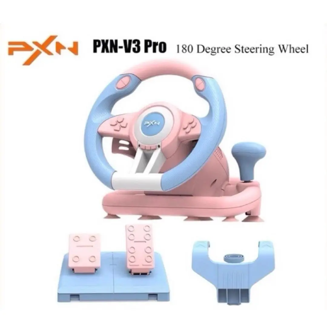 莱仕达PXN-V3赛车游戏方向盘兼容