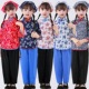 阿庆嫂套装 儿童村姑碎花衣服舞台话剧表演出服装 女童采茶舞蹈古装