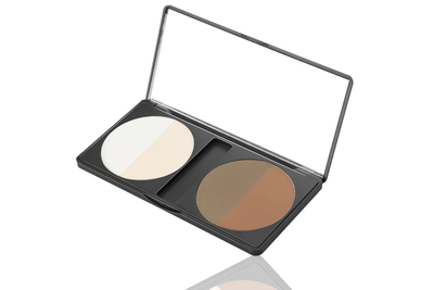 PMA专业双色修容粉防水高光阴影鼻影侧影三合一平价学生女