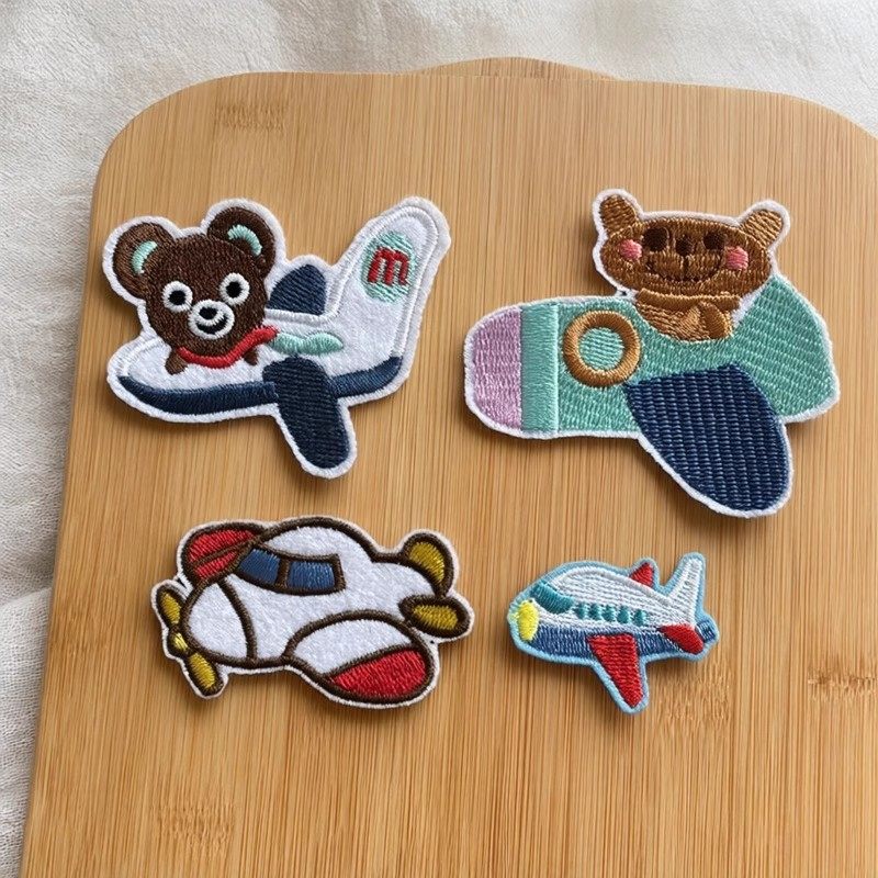 熨烫款卡通刺绣布贴衣服包装饰贴花修补贴diy补丁贴小熊汽车飞机,居家布艺,布贴,淘宝优惠券,粉丝福利购,淘宝优惠卷