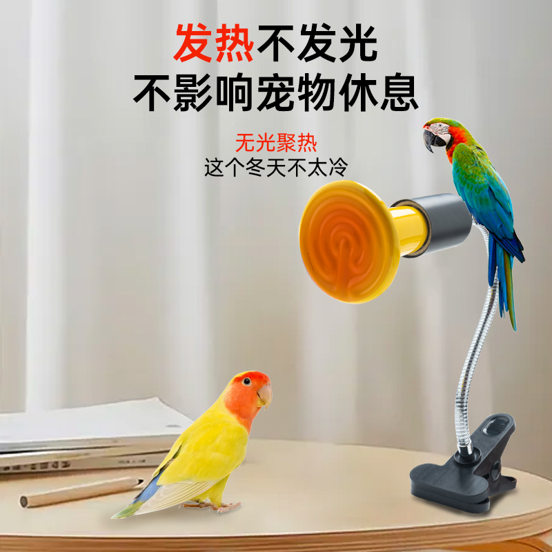 宠物取暖器鹦鹉陶瓷加热保温灯