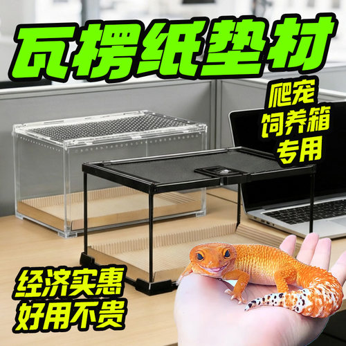宠维奥爬宠饲养箱瓦楞纸加厚垫材