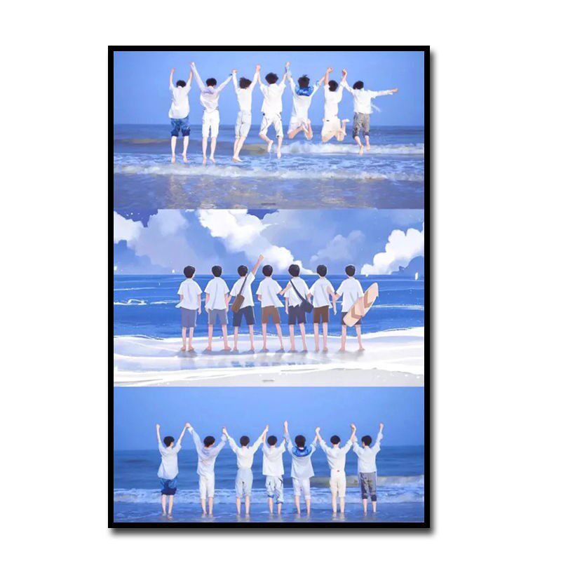 tnt 时代少年团 爱豆 宋亚轩 明星数字油画手绘填色画画diy油彩画