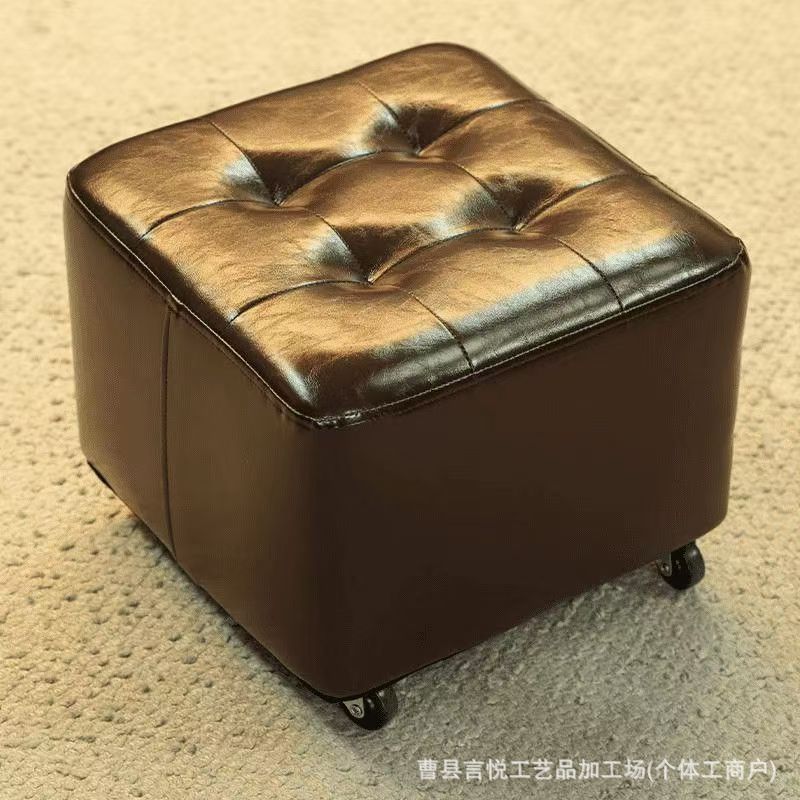 简约软包溜溜凳家用矮凳