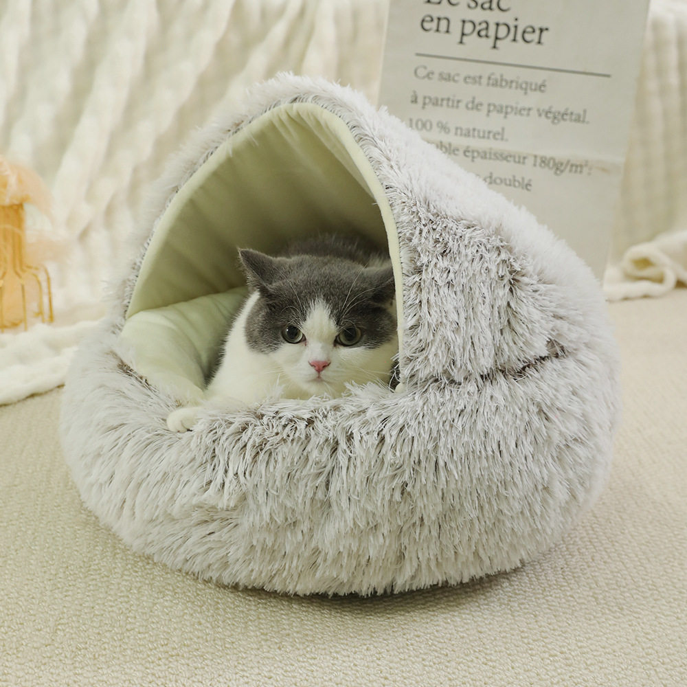 猫窝狗秋冬保暖半封闭式