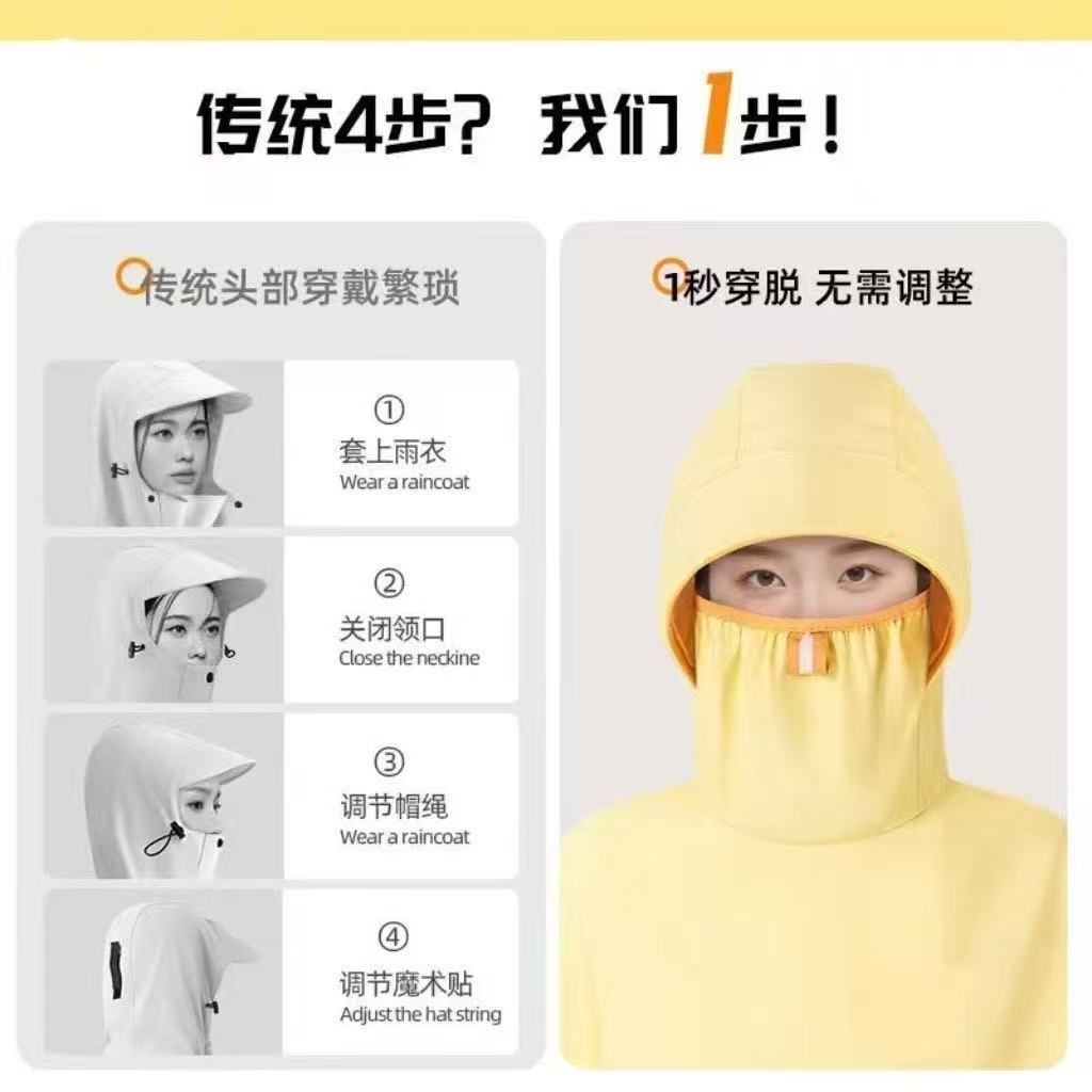 雨衣电动车女款单双人新